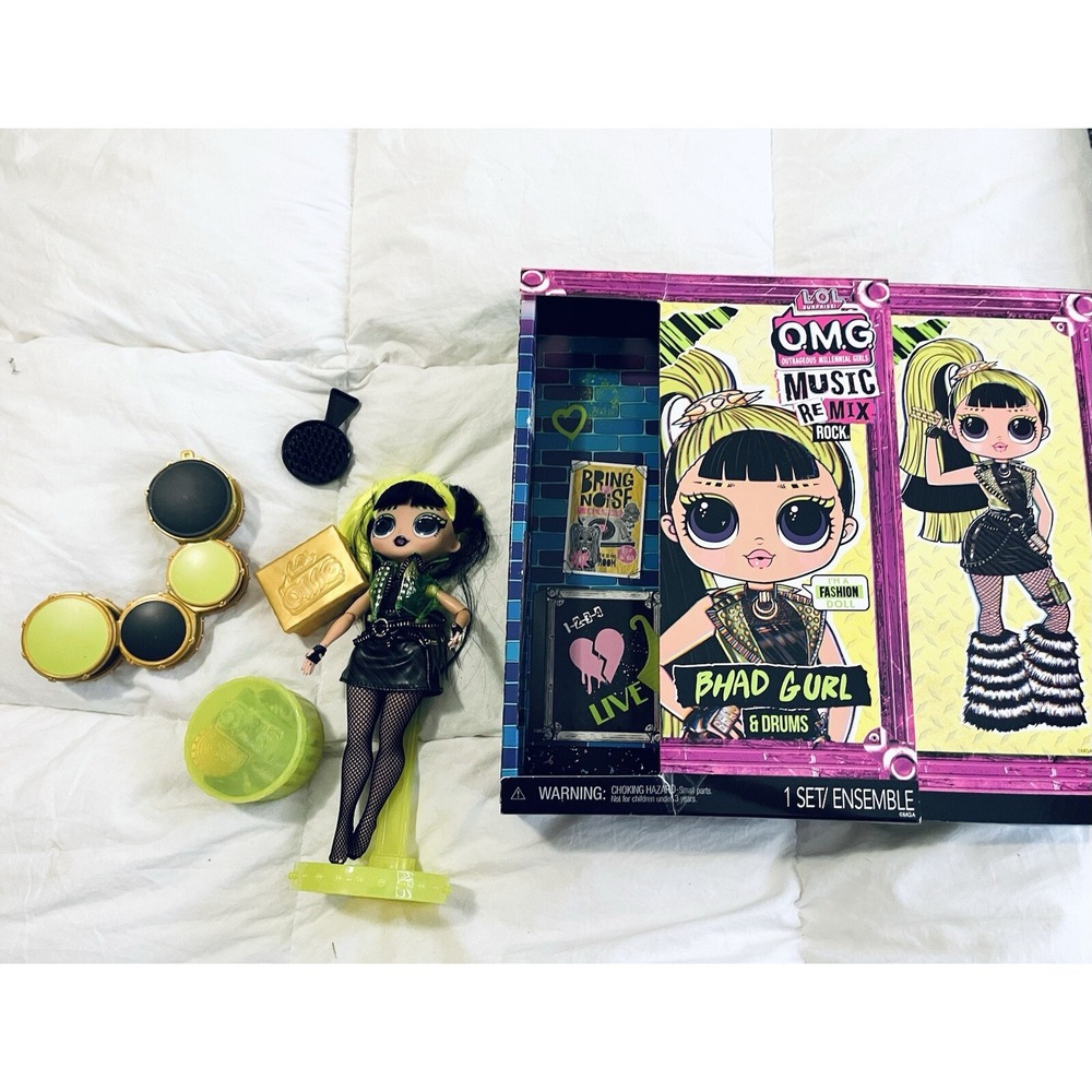 LOL Surprise OMG Music Remix Rock Bhad‎ Gurl and Drums Fashion Doll